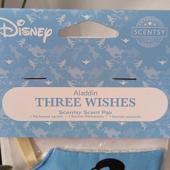 🧞NWT Disney Scentsy Scent Pak Genie Aladdin: Three Wishes - Picture 2 of 6